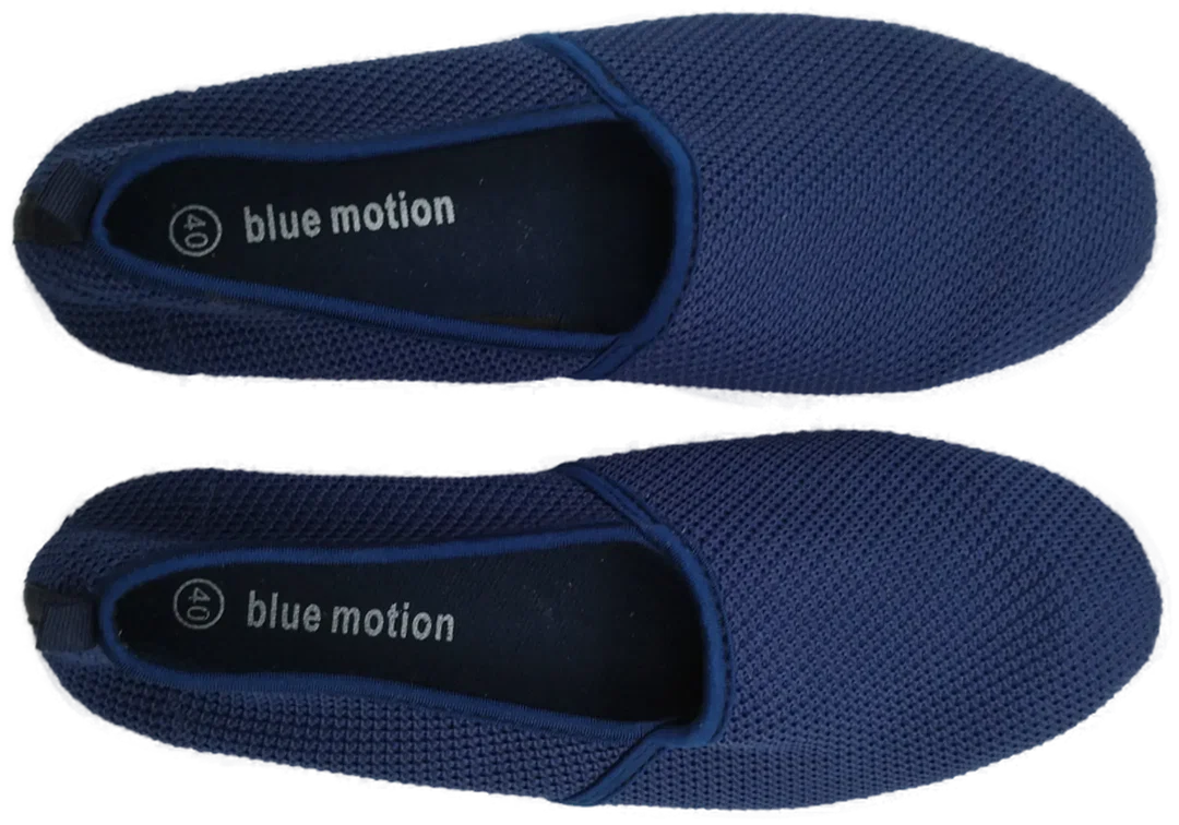 Damen Slipper Dunkelblau Gr. 40 | Zeitloser Komfort – Bild 3