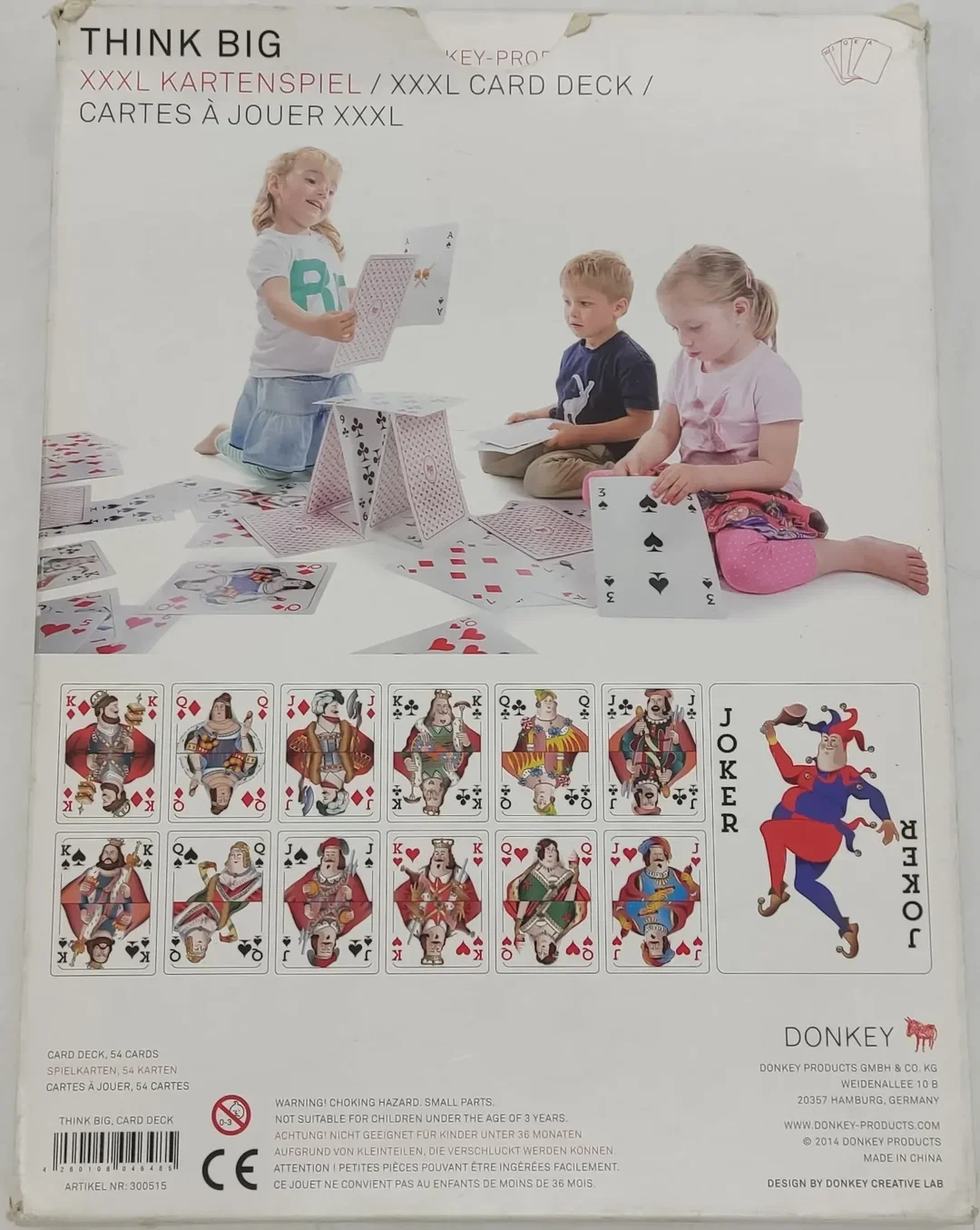 Think Big XXXL Kartenspiel 54 Karten 26 x 19,5cm – Bild 3