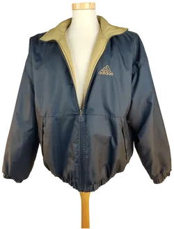 Adidas Herren-Wendejacke / dunkelblau-beige - S/46 - Bild 1