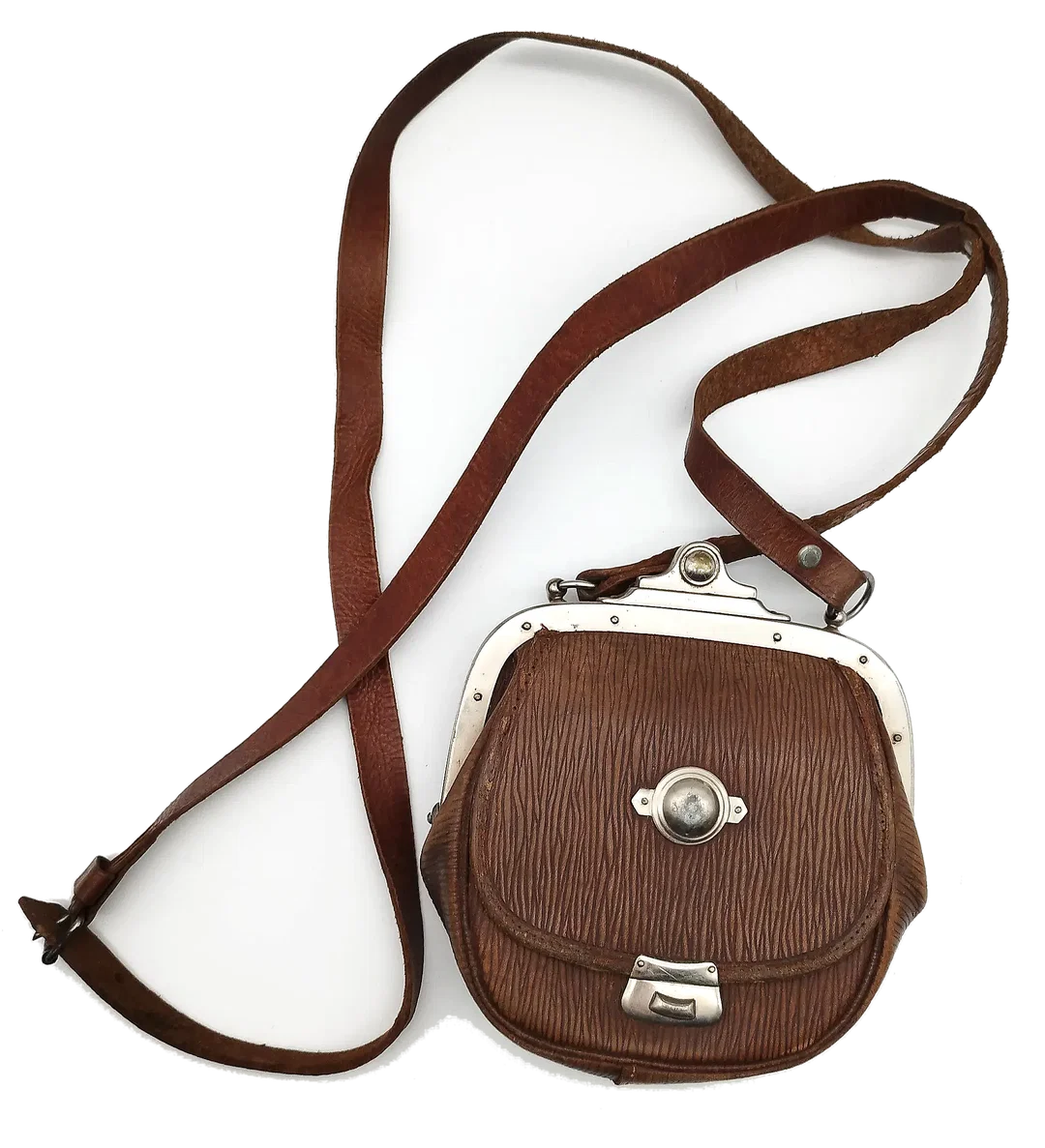 Vintage Schaffnertasche Leder | Einmaliges Unikat - Bild 1