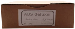 ABS deluxe 3D-Drucker-Filament | Shining Silver | Vakuumverpackt - Bild 4