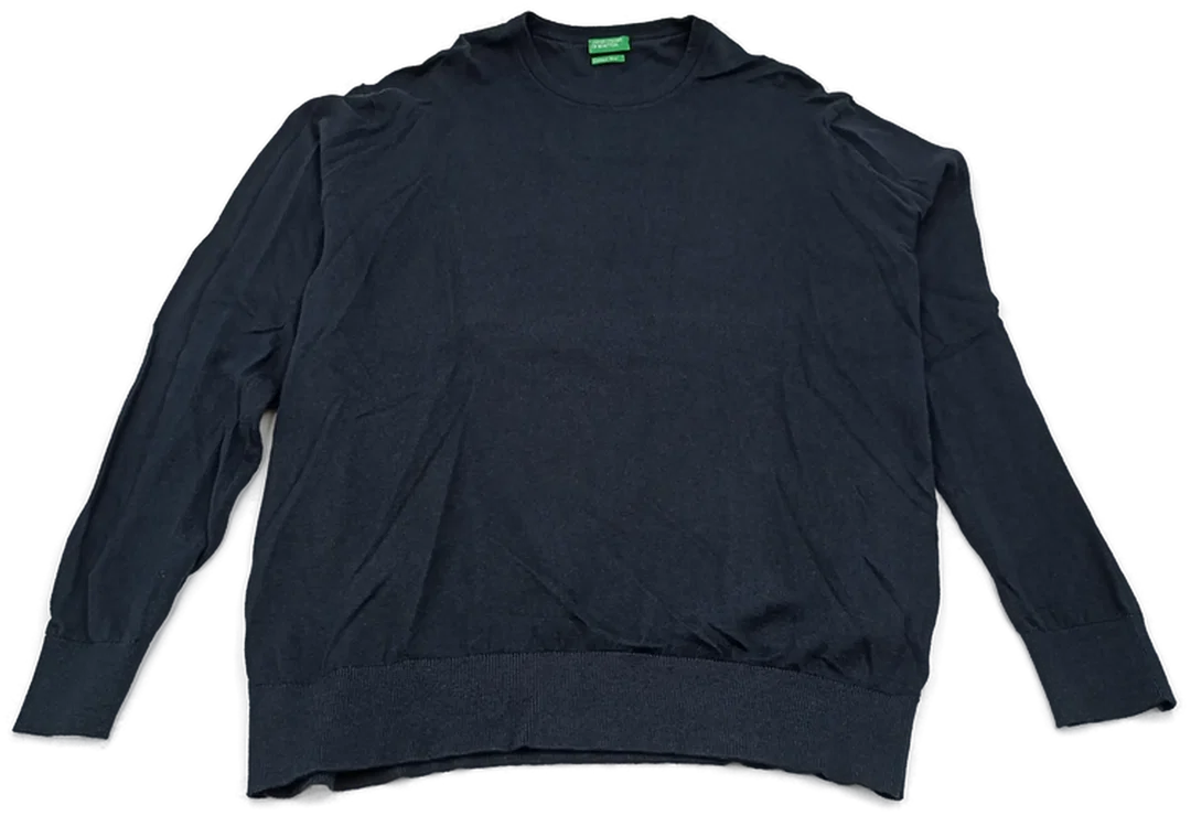 United Colors of Benetton Kinderpullover dunkelblau Gr. M - Bild 1