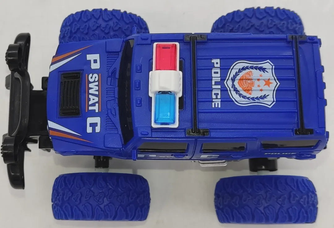Spielzeug Polizeiauto mit Rammfunktion Länge ca 14,5cm – Bild 2