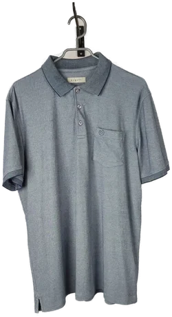 Bugatti Herren Poloshirt Grau Meliert | Zeitloser Regular Fit – Vorschau 5