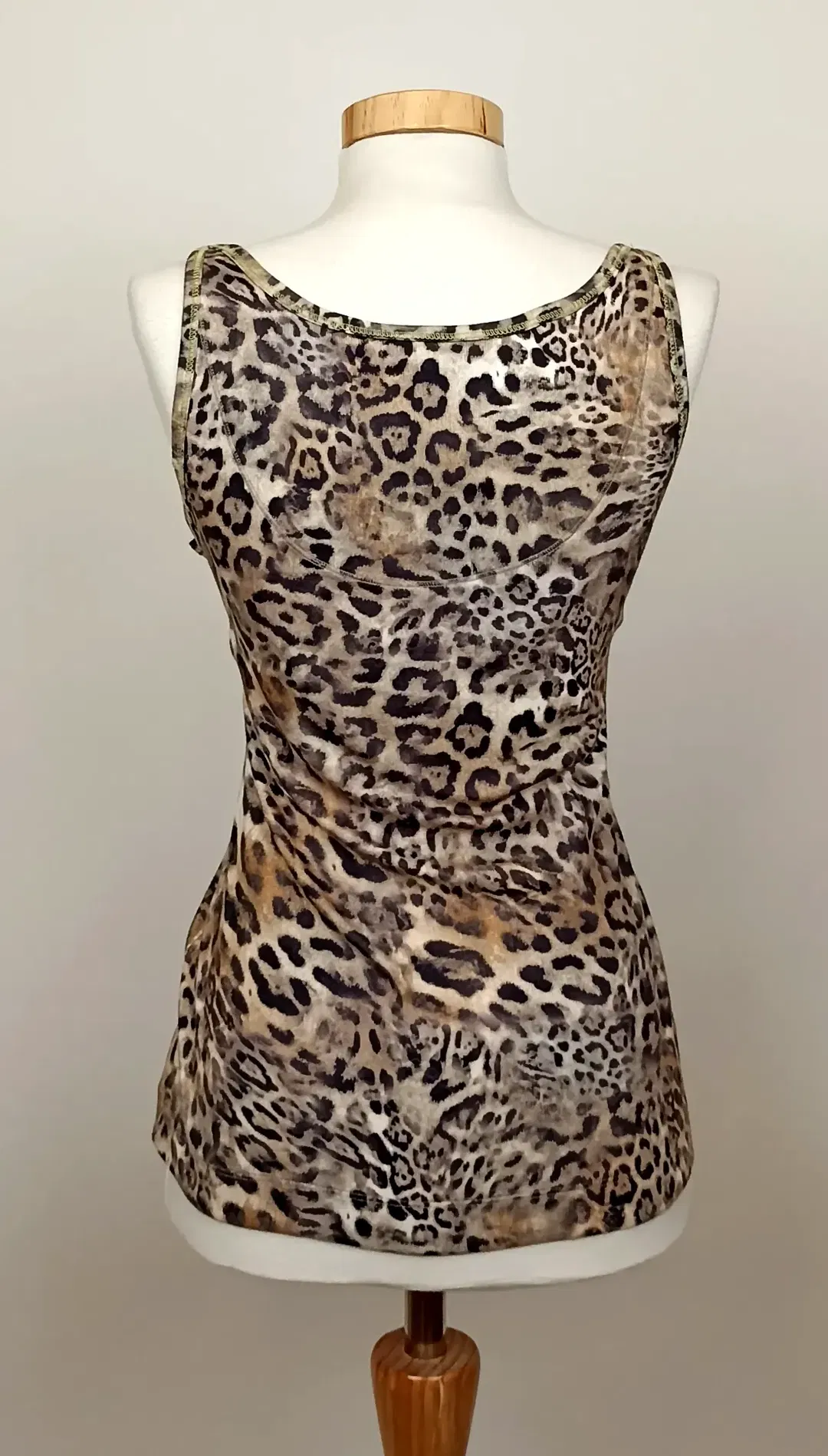 Marc Cain Oberteil braun Animal Print Gr. L - Bild 1