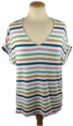 Damen T-Shirt s.Oliver Gestreift Viskose | Sommerliebling