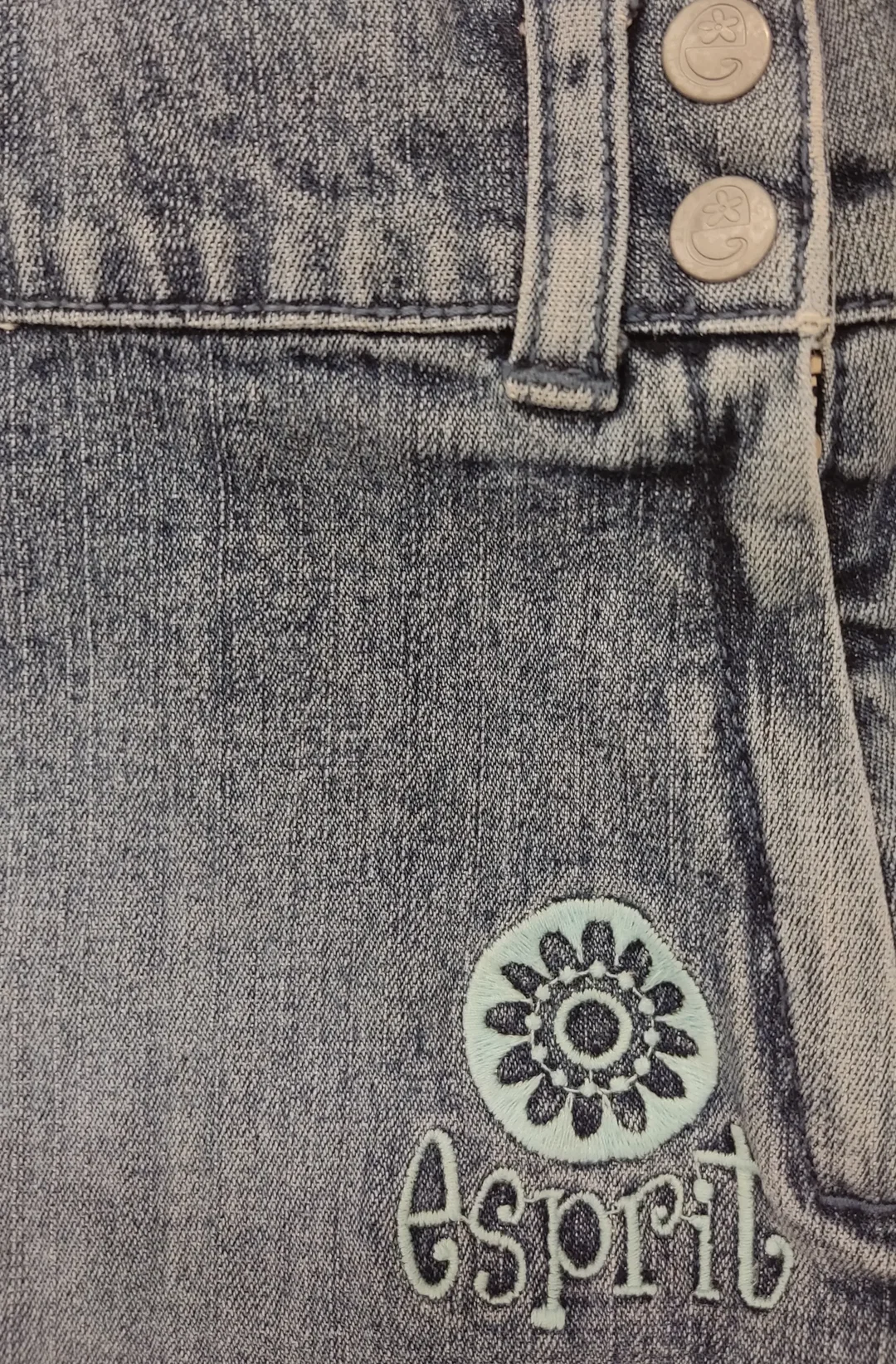 Esprit Mädchen Jeansrock blau - 104 – Bild 3