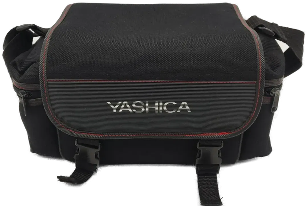 Yashica Kamera Tasche mit Tragegurt schwarz Länge ca 35cm Breite ca 19cm Höhe ca 19cm  - Bild 3
