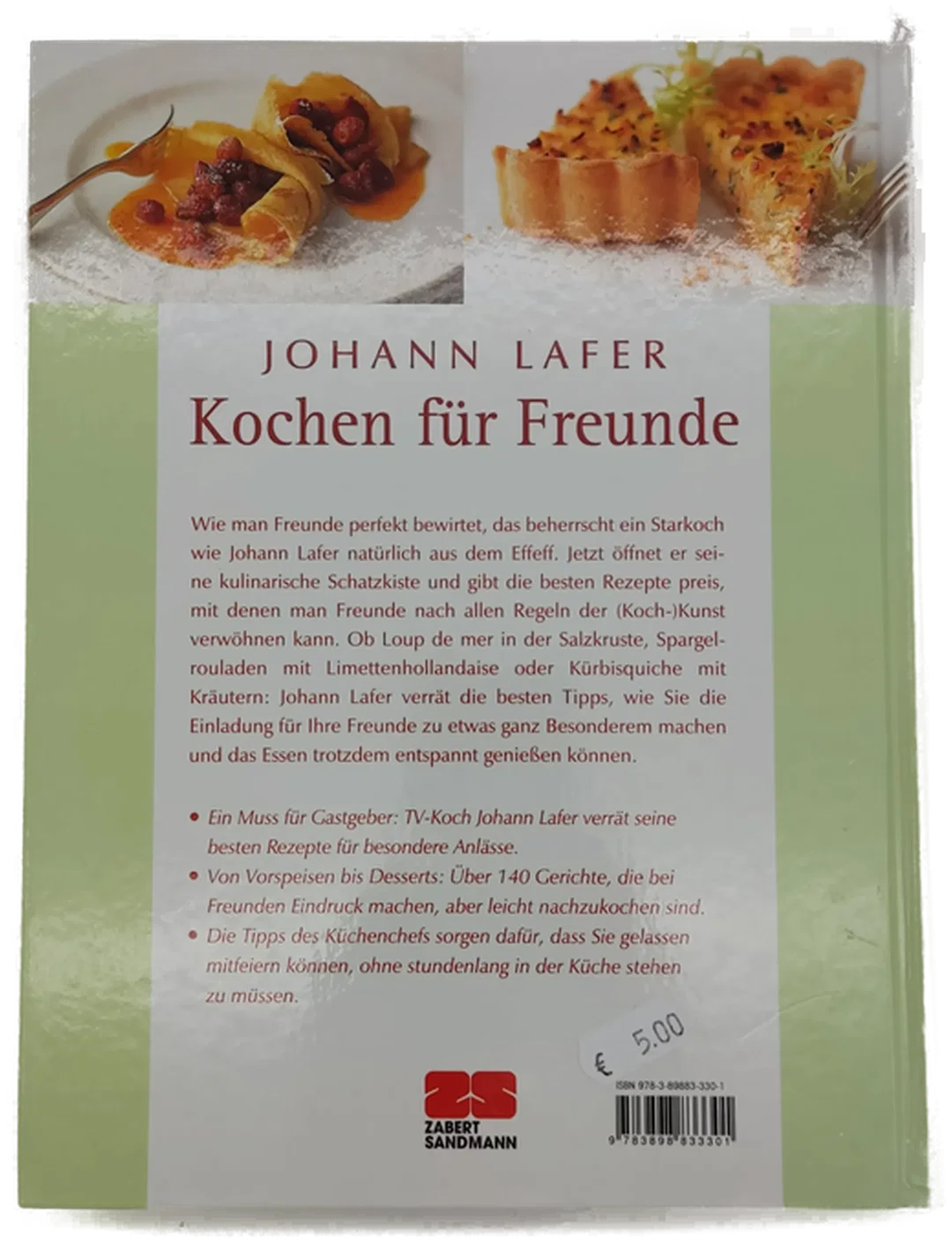 Johann Lafer Hardcover-Kochbuch | Kulinarischer Genuss – Bild 2
