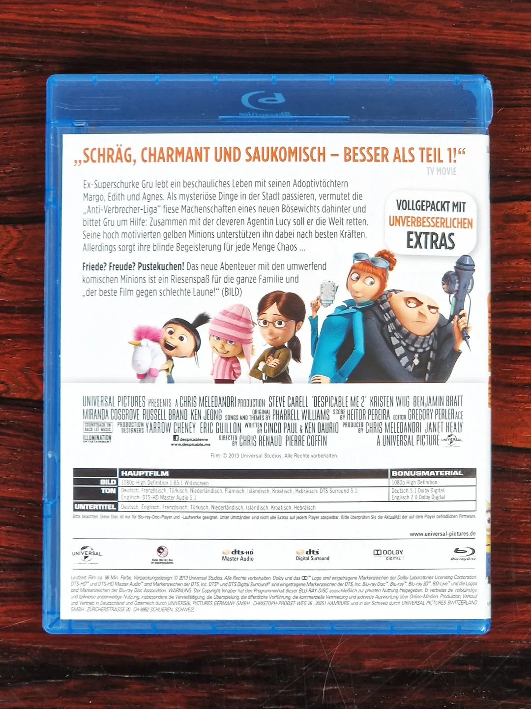 Ich - Einfach unverbesserlich 2 - Film - Blu-ray - inklusive 3 Minion-Abenteuern – Bild 2