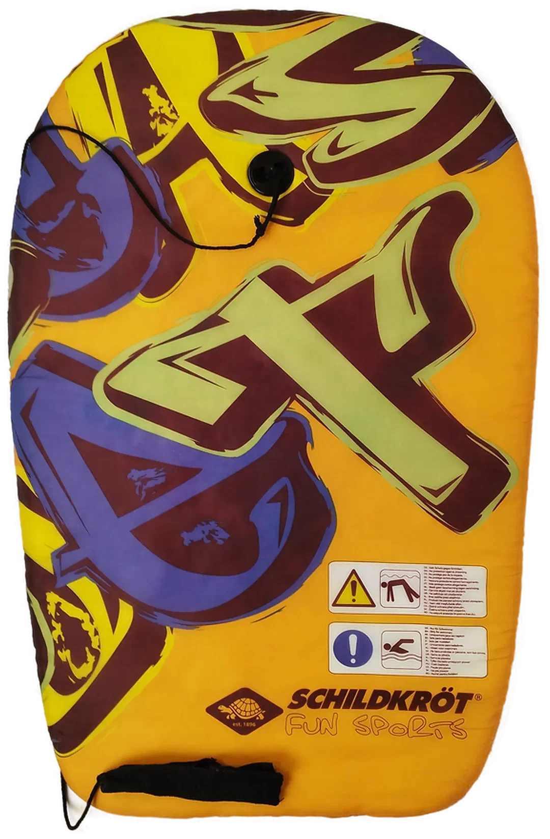 Kinder-Bodyboard Schildkröt, Mit Charakterspur | Sommer-Spaß - Bild 4