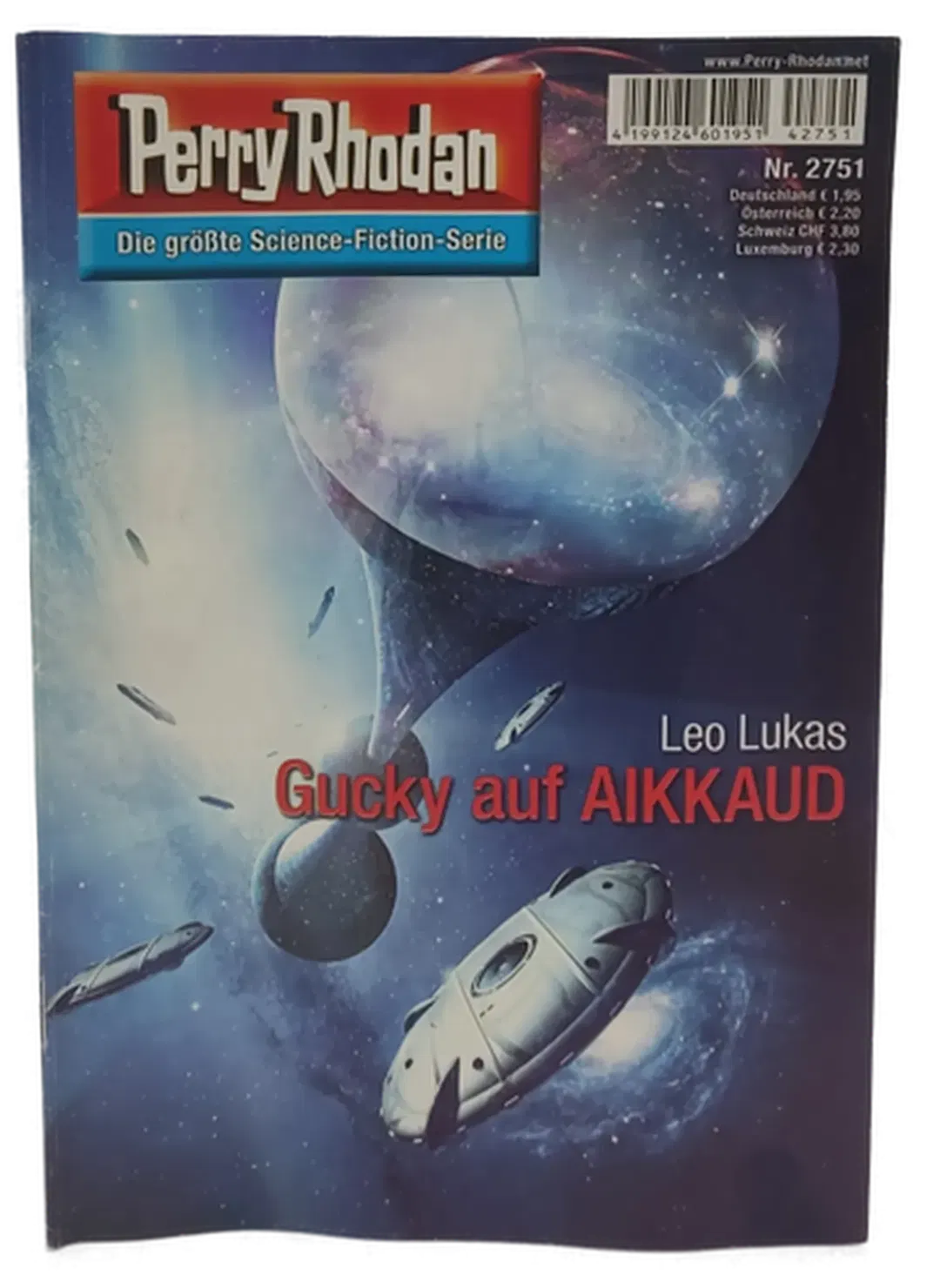 Romanheft Perry Rhodan Gucky auf AIKKAUD Erstauflage Nr. 2751 - Bild 2