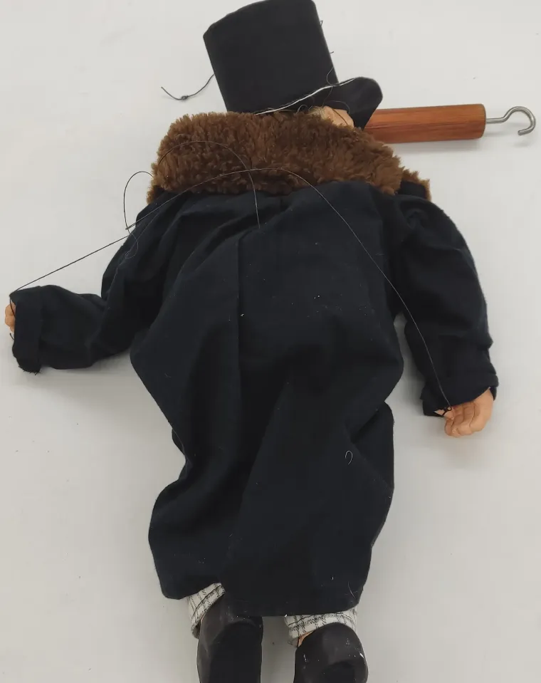 Bürgermeister Marionette aus dem Böhmisches Puppentheater Höhe ca 52cm – Bild 5