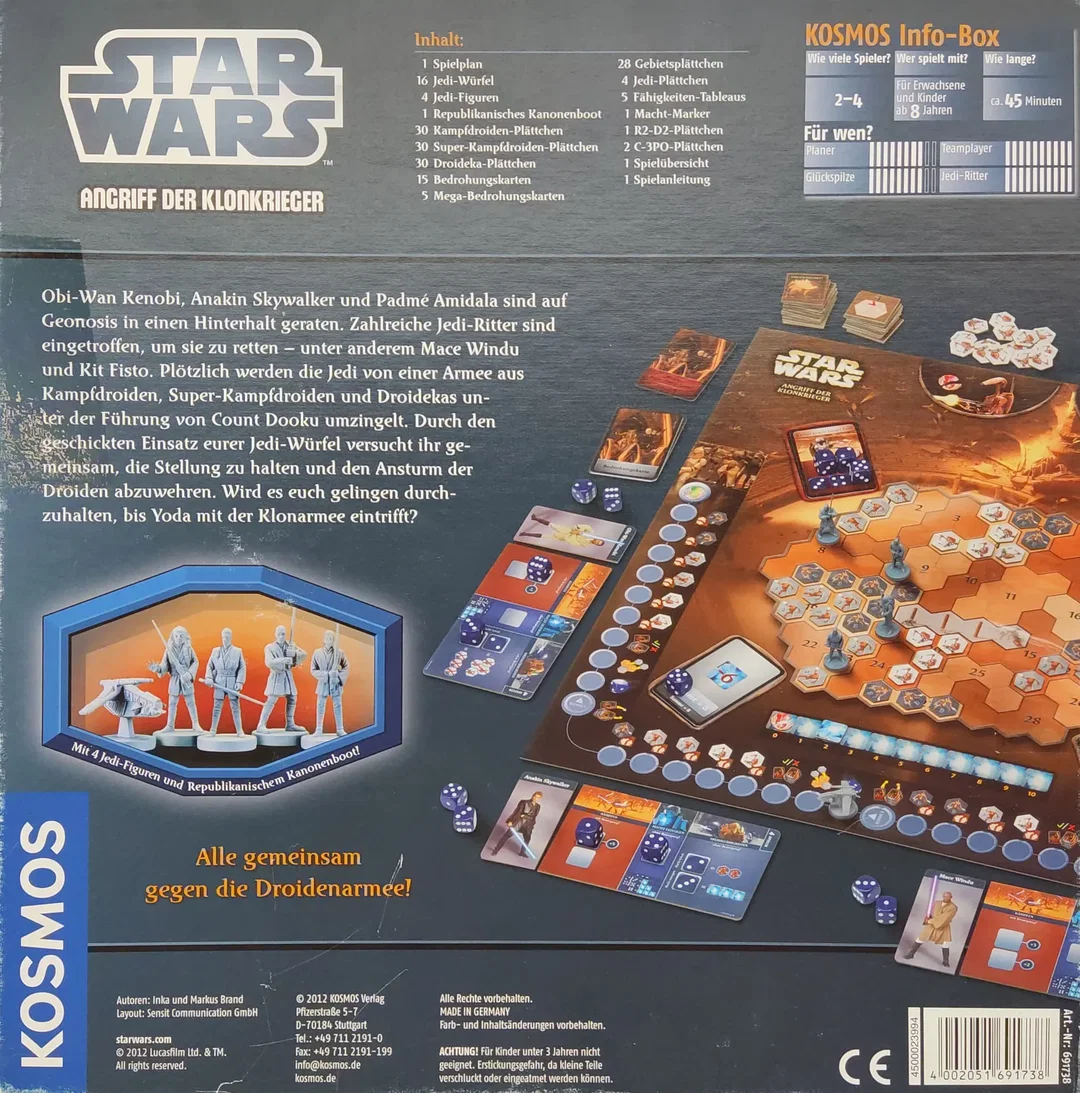 Star Wars, Angriff der Klonkrieger - Gesellschaftsspiel - Kosmos – Bild 2