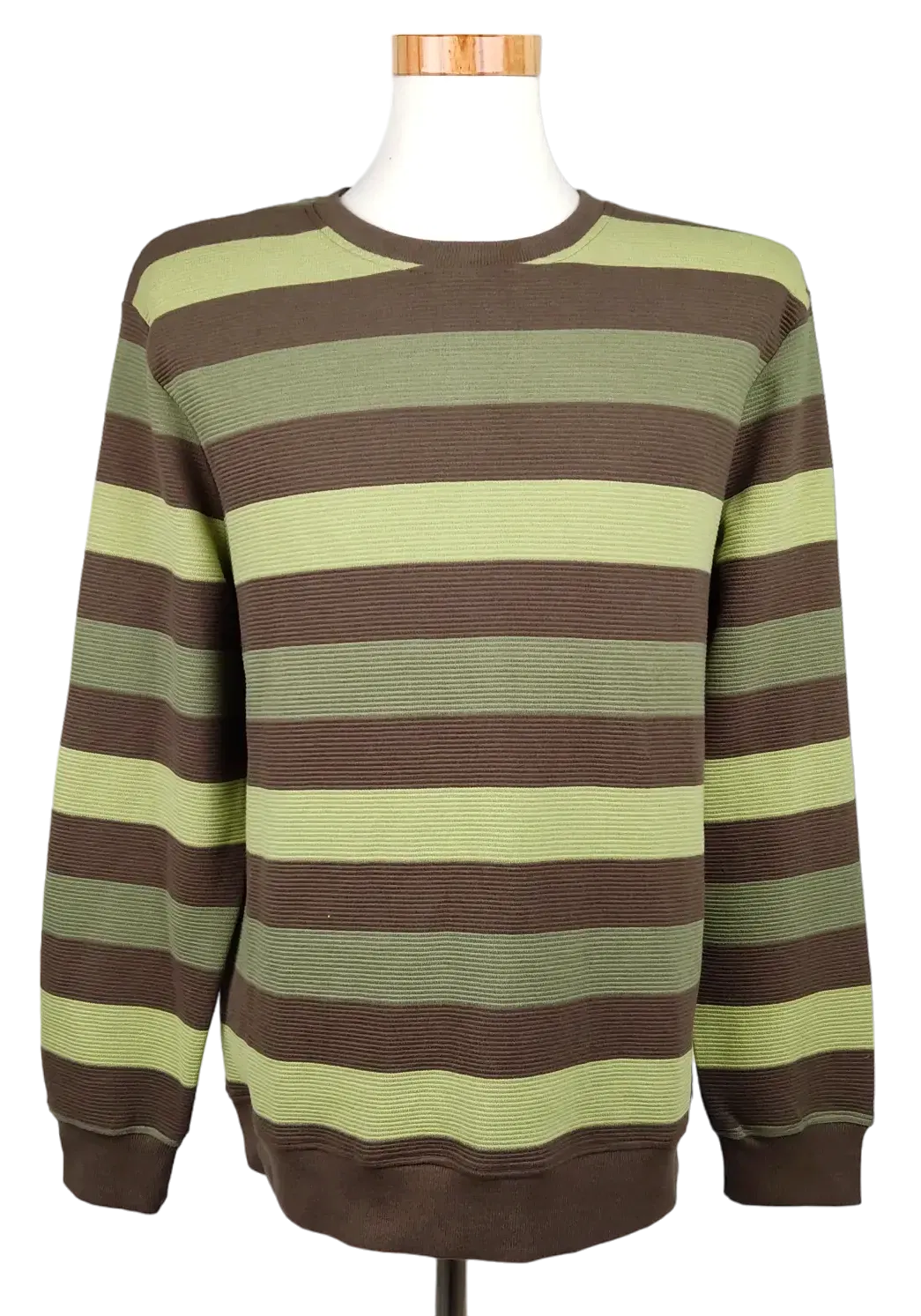 AFC nature lounge Herren Pullover, grün/braun - Gr. L - Bild 1