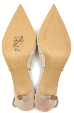 H&M Slingpumps creme Gr. 40 – Vorschau 4