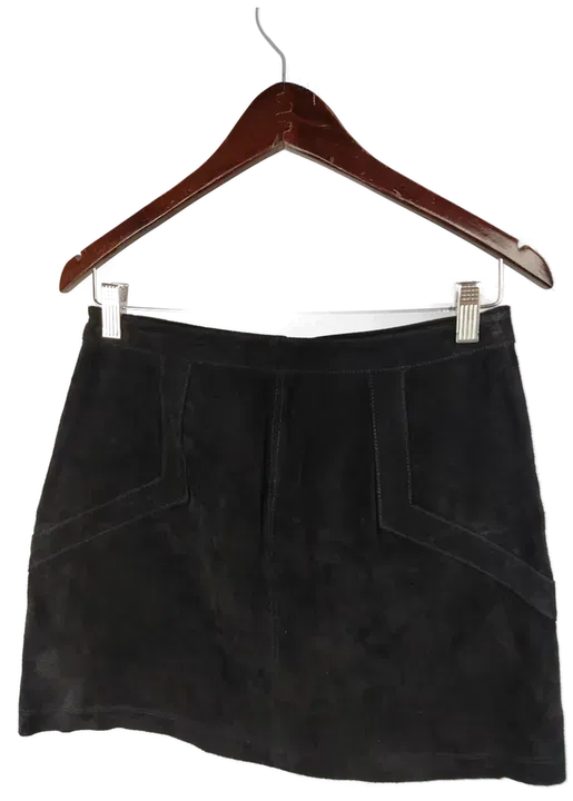 Ecoté Damen Minirock Rauhleder schwarz - M/38 - Bild 2