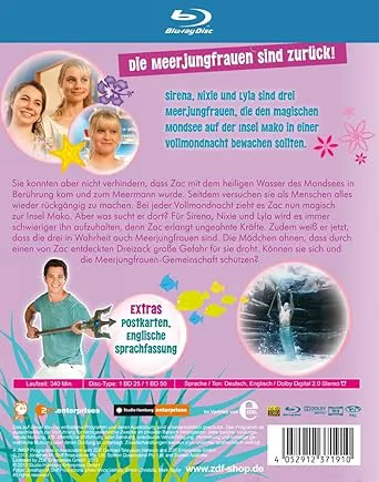 Blu Ray "Mako – Einfach Meerjungfrau Staffel 1.2 (Folge 14–26) – (2 Discs) – Bild 2