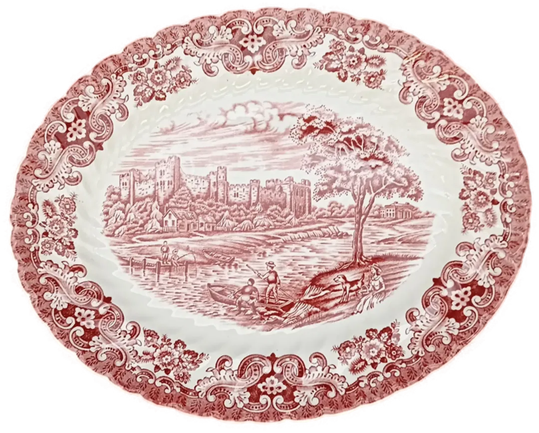 British Anchor Beilagenplatte - Old Country Castles (rot) - Bild 4