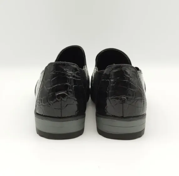 Scandi Damenschuhe Reptil-Look - Gr. 38 – Bild 3