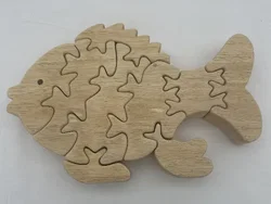 Fisch Holzpuzzle - Bild 2