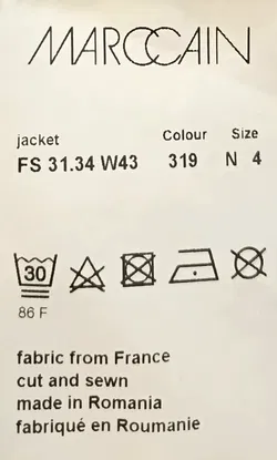 Marc Cain Damen Jeansjacke in Blau Gr. 40 - Bild 3