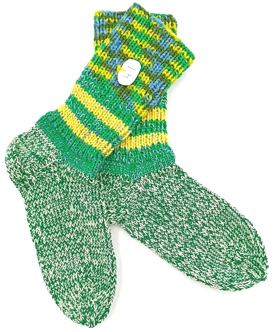 Handgestrickte Wollsocken Gr. 41 - Bild 1