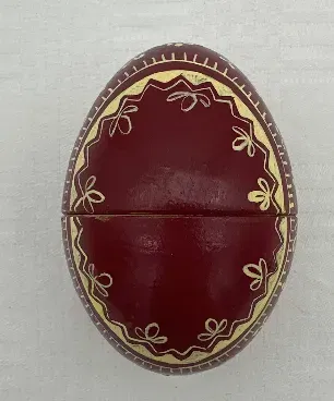 Vintage - Osterei aus Holz - Bild 3