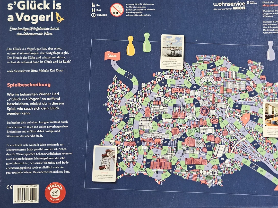 s'Glück is a Vogerl - Gesellschaftsspiel - Piatnik – Bild 3