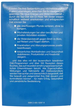 Buch "Dr.Haas-Top-Diät für Erfolg und persönliche Bestleistung" - Dr. Robert Haas – Vorschau 2
