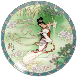 Imperial Jingdezhen Porzellan Sammlerteller „Lady White“ – West Lake Serie – 1989 - Bild 1