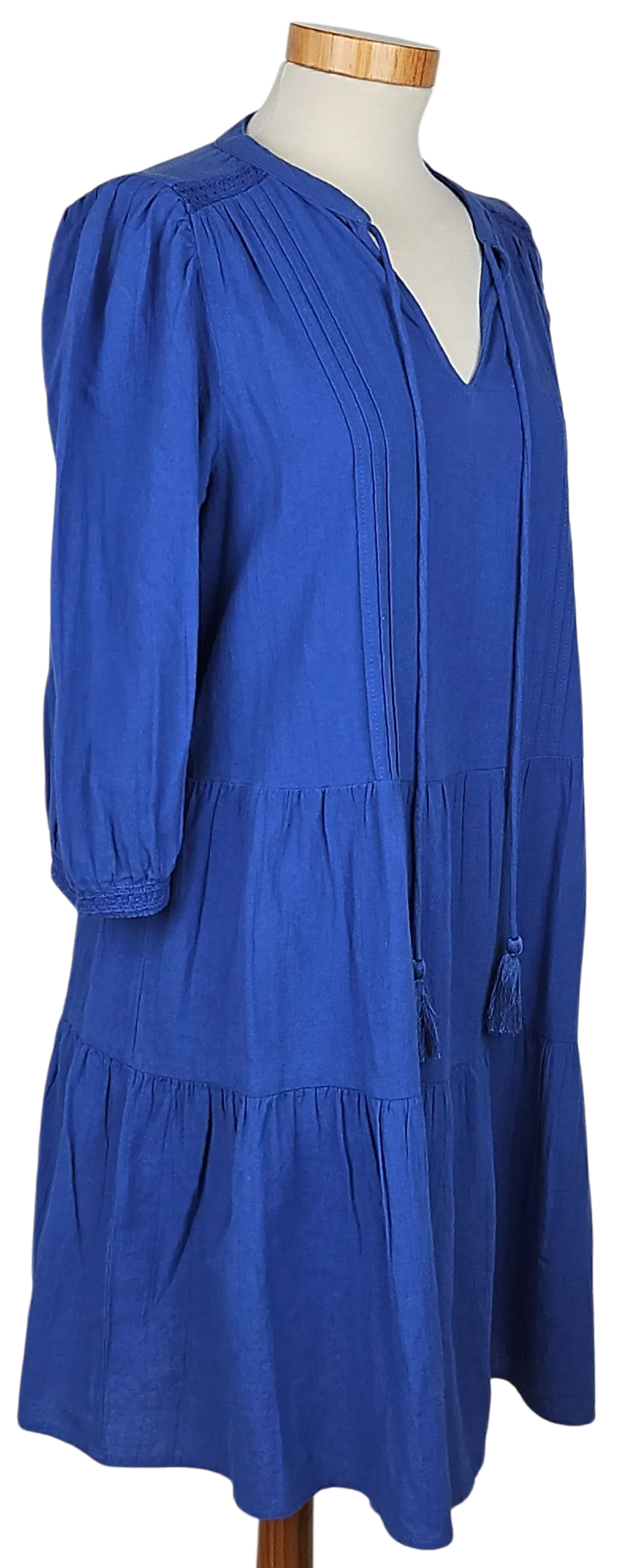VERO MODA Damen Midikleid, blau - Gr. S  – Bild 3