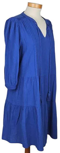 VERO MODA Damen Midikleid, blau - Gr. S  - Bild 3