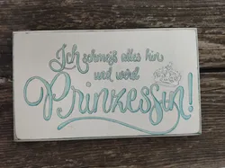 Handgefertigte Upcycling-Holzschilder mit inspirierenden Sprüchen - Bild 3