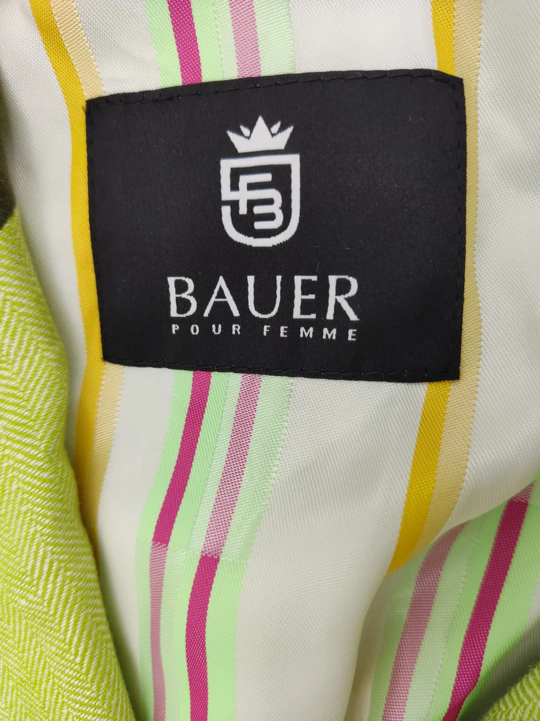 Bauer Damenblazer Ziermanschetten limettengrün - 44 – Bild 4
