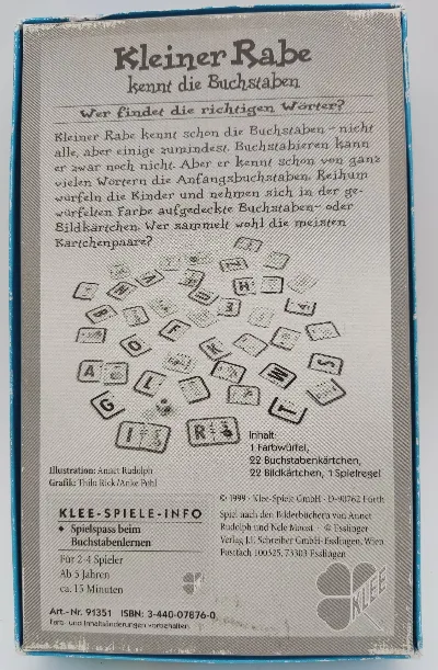 Spiel "Kleiner Rabe kennt die Buchstaben" -Annet Rudolph, Nele Moost – Bild 2