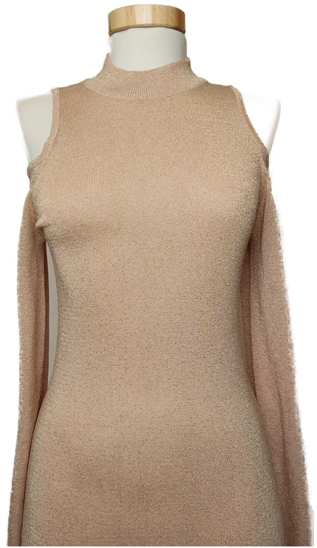 Atmosphere Damen Mini Kleid gold Gr. 38 – Bild 3