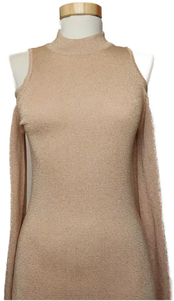 Atmosphere Damen Mini Kleid gold Gr. 38 - Bild 3