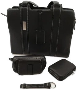 Damenhandtasche Piquardo Schwarzes Leder | Business-Eleganz - Bild 5