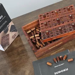 Deluxe Sudoku aus Holz - Gesellschaftsspiel - Iron & Glory - Bild 9