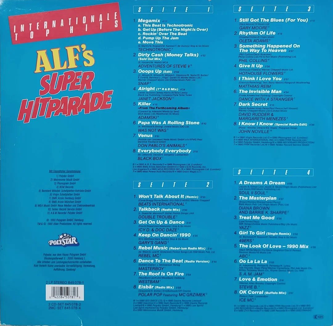 LP Vinyl "ALF's Super Hitparade" 2 LPs – Bild 2