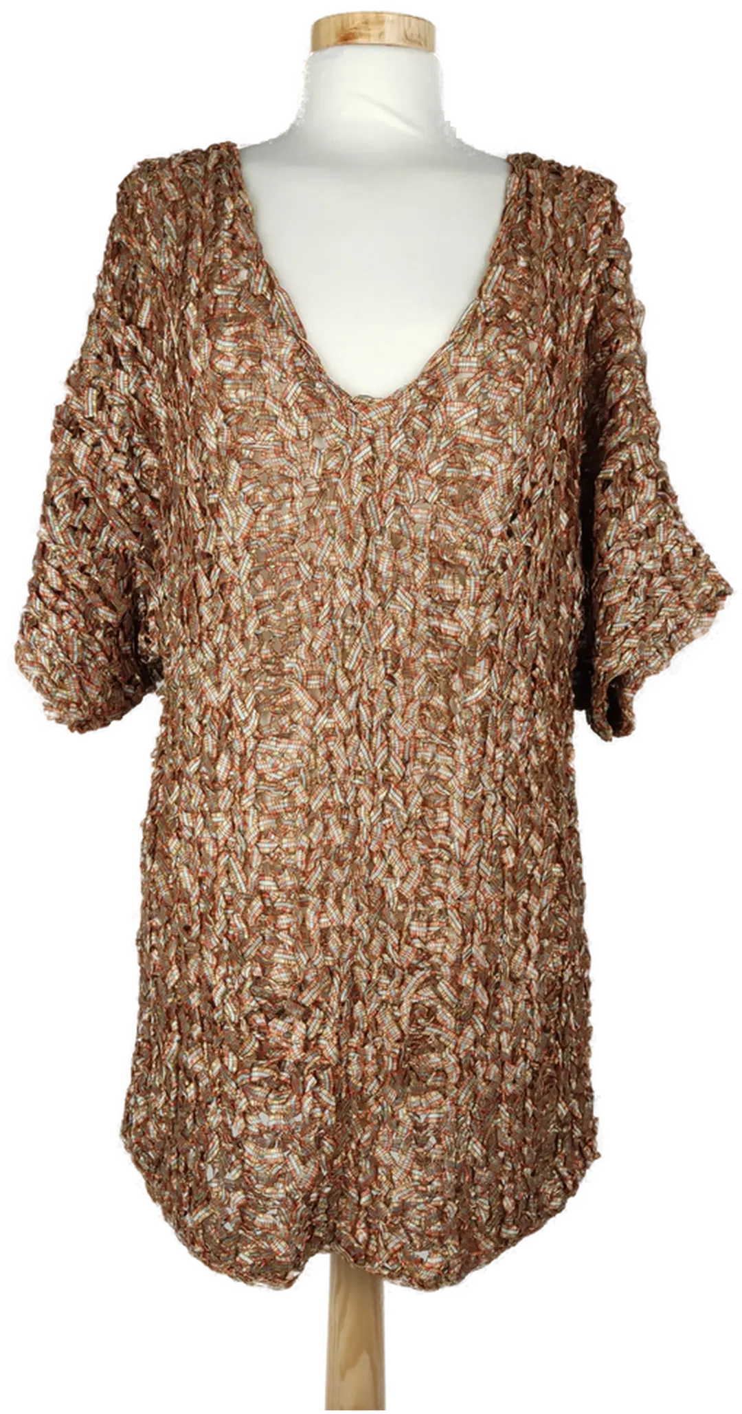 OUI Damenpullover gestrickt bunt - 42/ XL - Bild 4