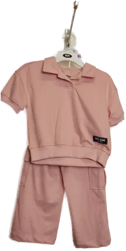 DKNY Kinder Lounge Set rosa Gr. 116 - Bild 1