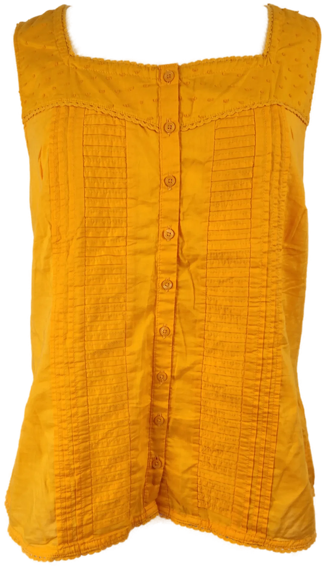 Damen Top s.Oliver Baumwolle Unifarben Gr.42 | Sommerleicht - Bild 1