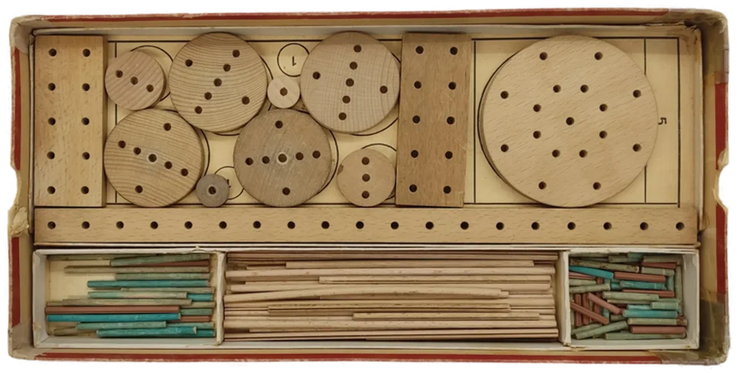 MATADOR Korbulys Vintage Baukasten aus Holz "Nr. 3" – Bild 3