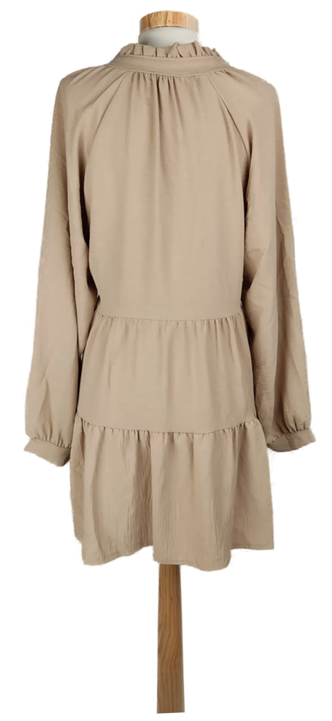 New Collection Damen Minikleid beige - S/M/38 – Bild 2