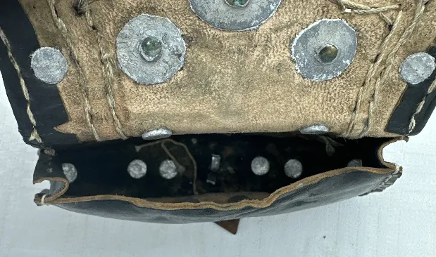 Anitke Tibet-Leder Gürteltasche Geldbörse  – Bild 3