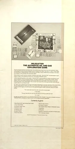 Wildcatter - Vintage - Gesellschaftsspiel, Ken R. Kessler  - Bild 2