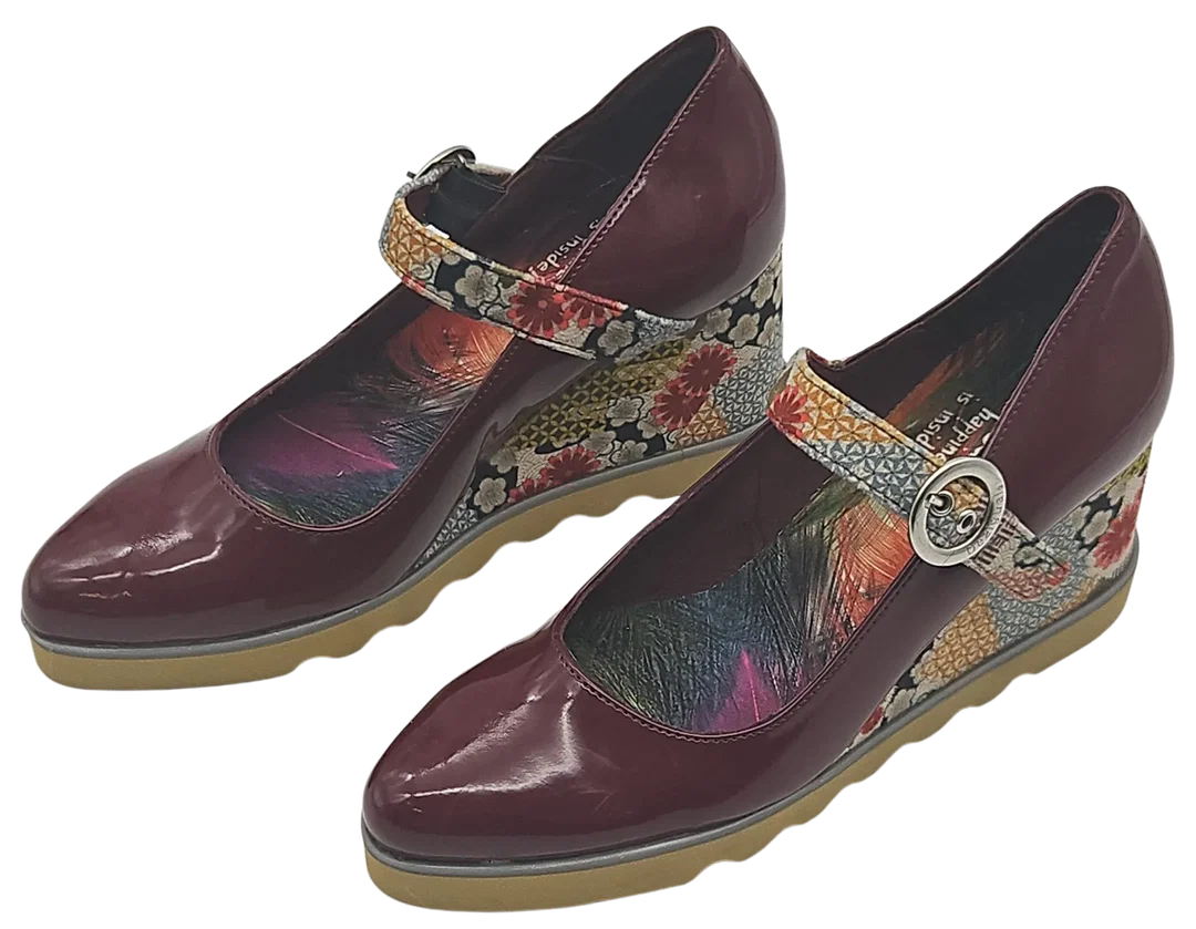 Desigual Damen Plateau Schuhe, rot - Gr. 40 - Bild 4
