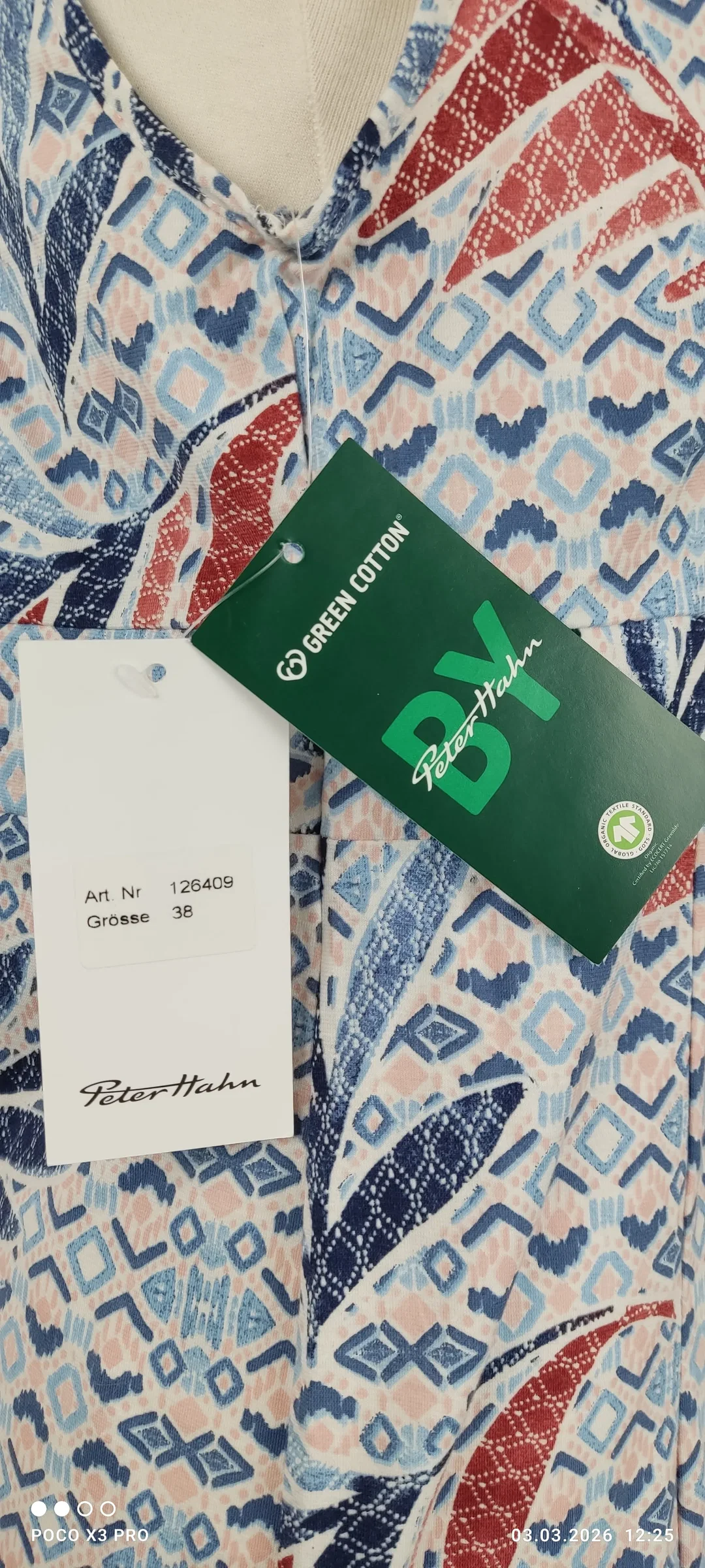 Green Cotton Maxikleid Geblümt Baumwolle, Gr. 38 | Sommertraum – Bild 7